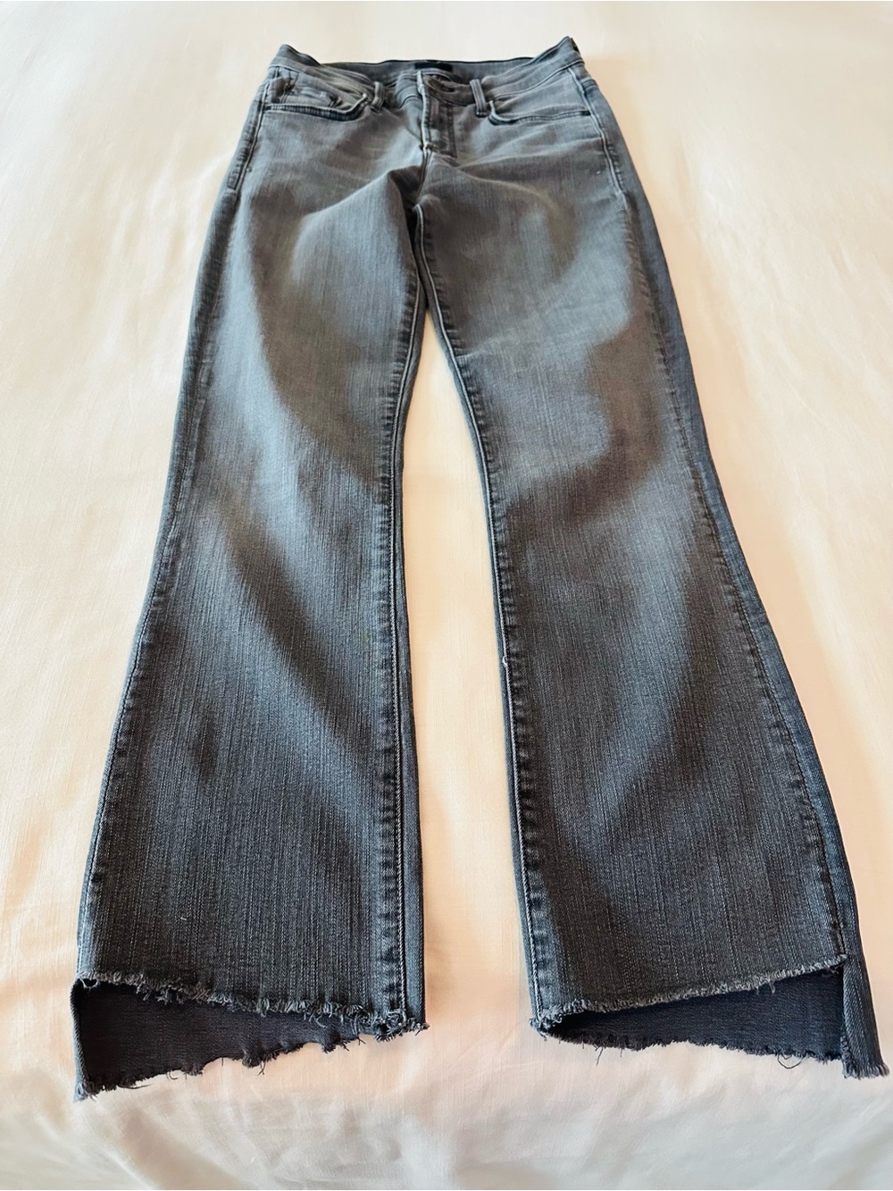 MOTHER Denim The Insider Crop Step Fray